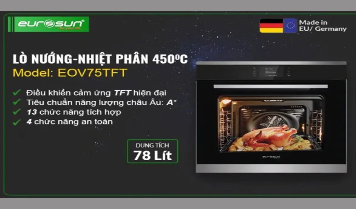 lò nướng Eurosun EOV75TFT