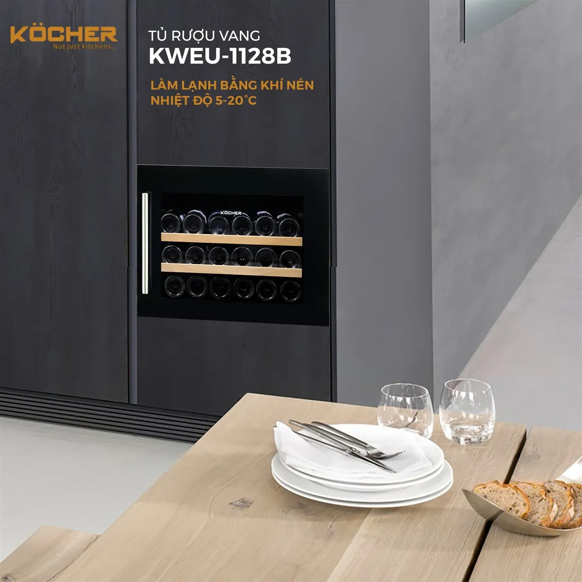 Điều chỉnh nhiệt từ 5 – 20°C cực kì linh hoạt