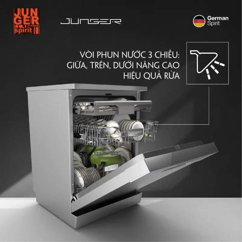 Junger Leopard DWJ-600 có vòi phun 3 chiều